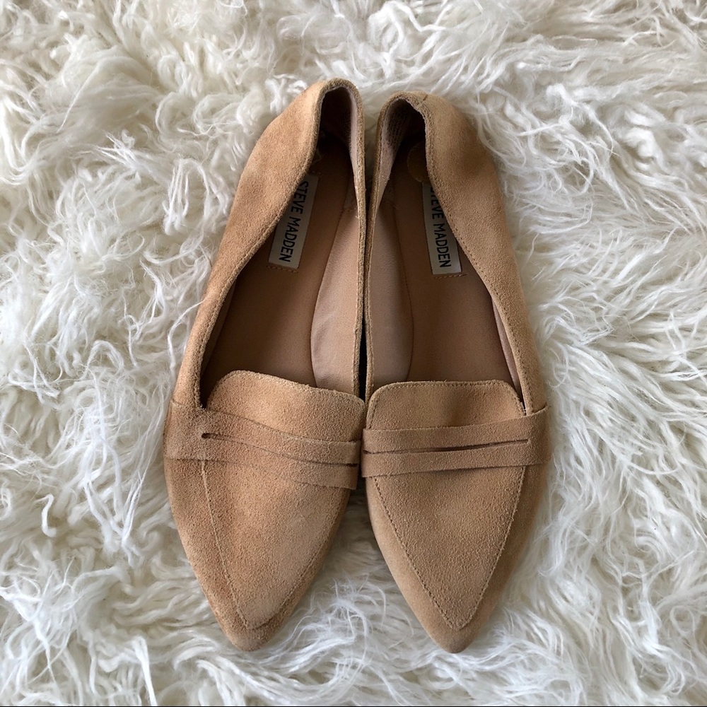 Steve Madden Cely Nude Loafer Flat